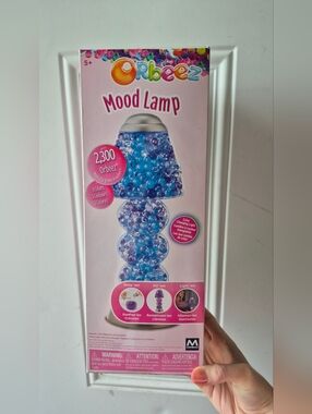 Vintage Orbeez Mood Lamp - Blue, Pink & Purple Bead Lamp
